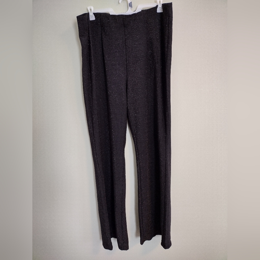 NWOT Torrid 3T Black And Silver Lurex Pants